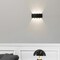Quickway Imports Decorative Aluminum Wall Lamp for Indoors and Outdoors - 8W Cool White 4000K - Set of 2 QI004493.BK.2 - alternate 6